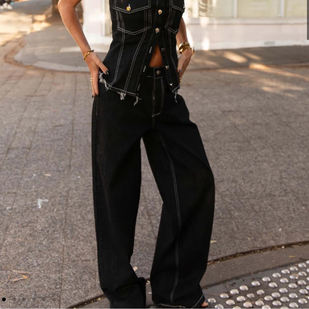 PEPPERMAYO NEW YORK NIGHTS BAGGY LOW RISE DENIM